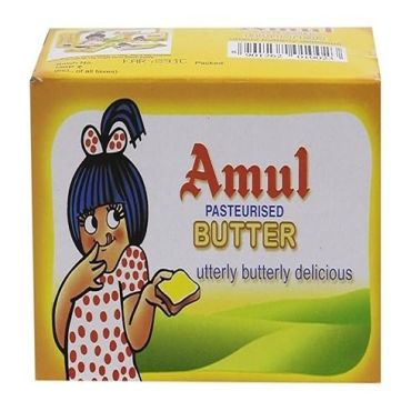 Amul Butter Salted, 500 Gm, 20 Pieces Per Carton
